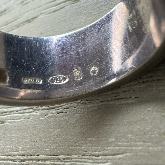 Gucci Cutout G Logo Band Ring Sz 5.5 - Picture 9 of 9